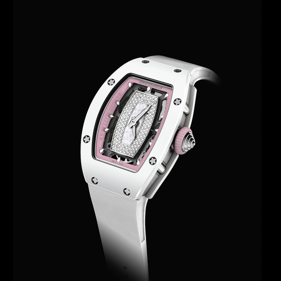 Buy Replica Richard Mille RM 07-01 WHITE CERAMIC DIAMONDS swiss watch Review
